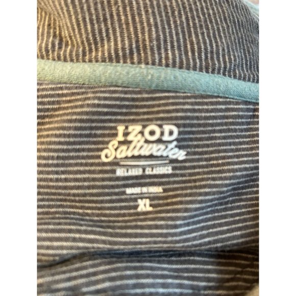 Izod Saltwater Relaxed Classics 1/4 Zip Mens Sweater Size XL - Picture 4 of 7